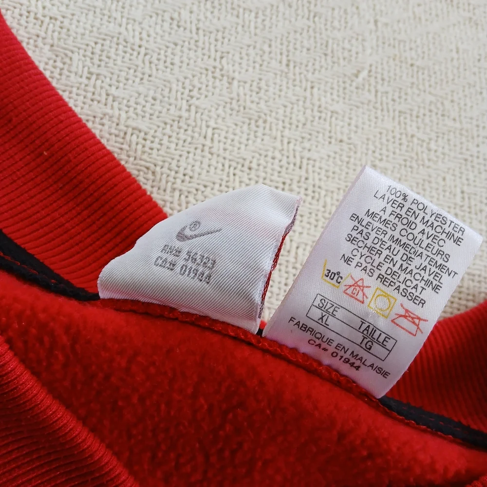 nike 1991 mens xxl sweater vest red vintage 90s 80s golf retro sportswear